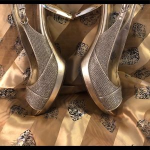 Nine West half inch platform heels,